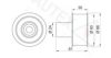 AUTEX 651382 Deflection/Guide Pulley, timing belt